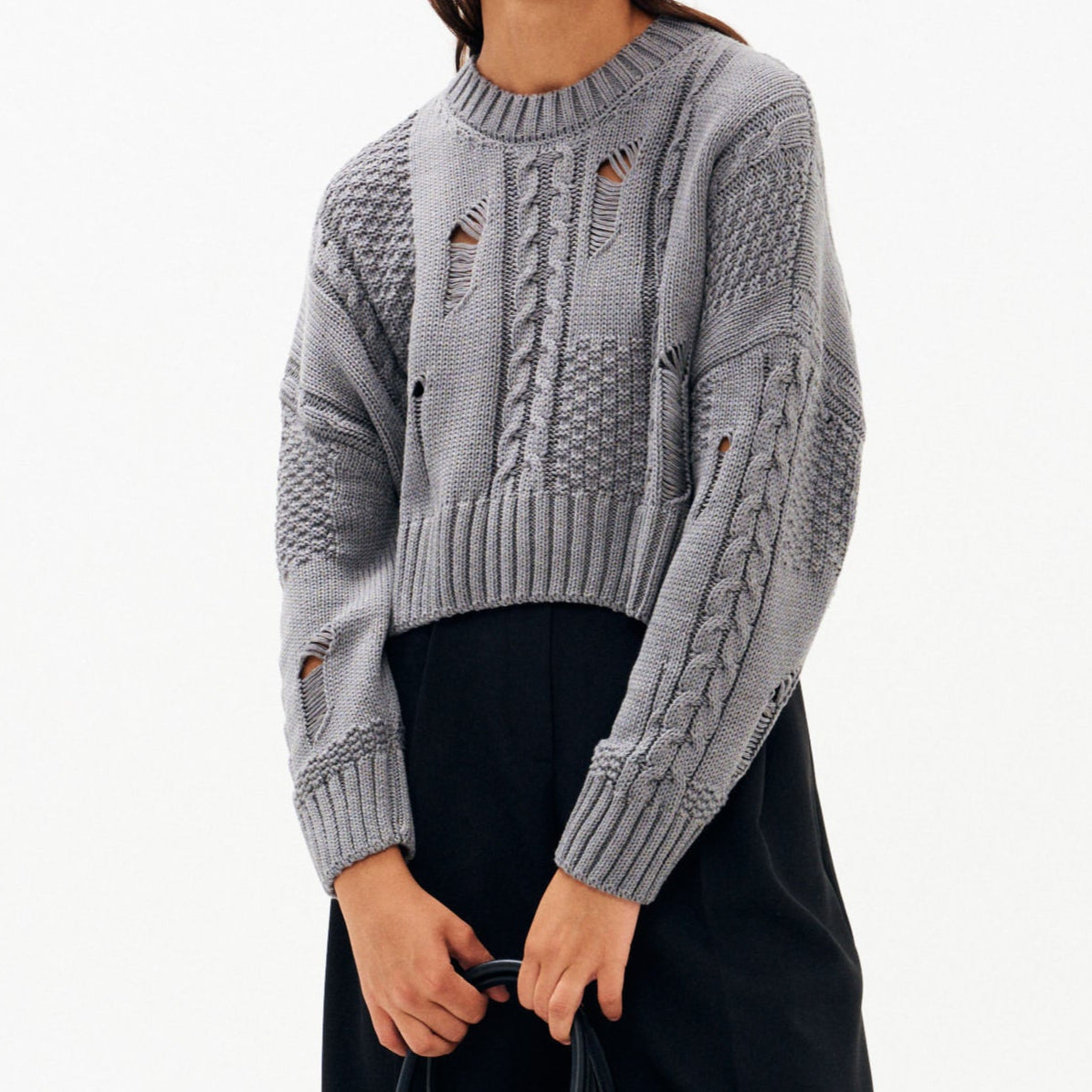 Sweter - Urban Chic, Szary