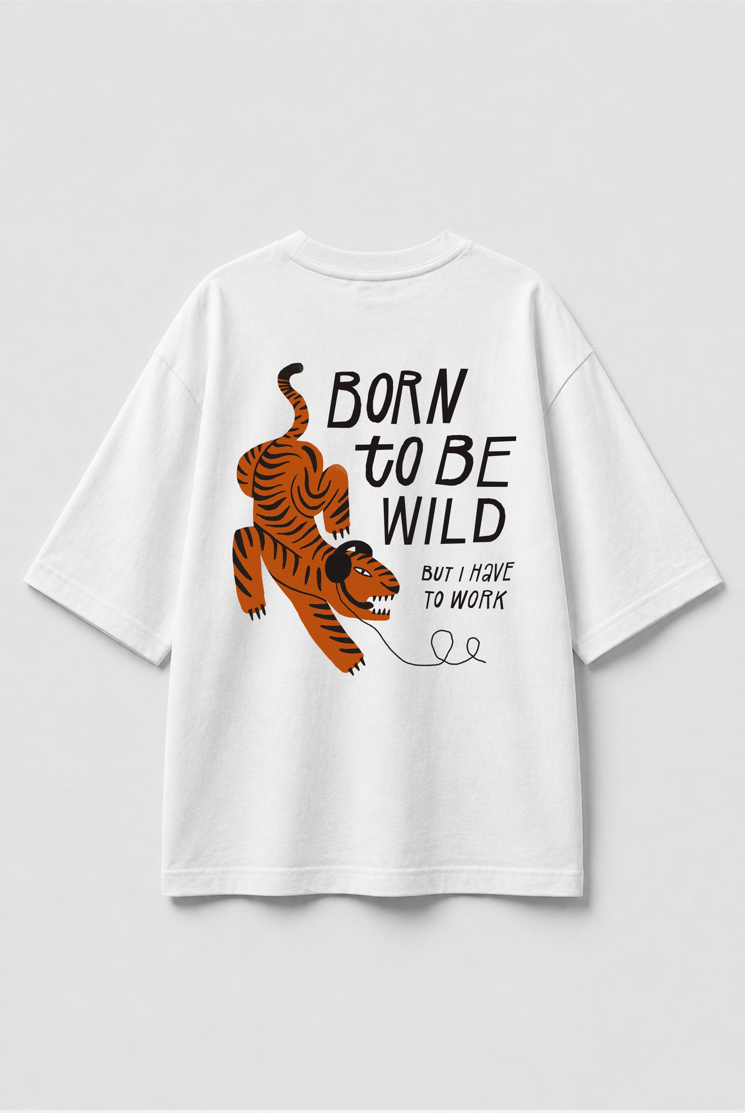 Oversized T-shirt "Born to be wild"