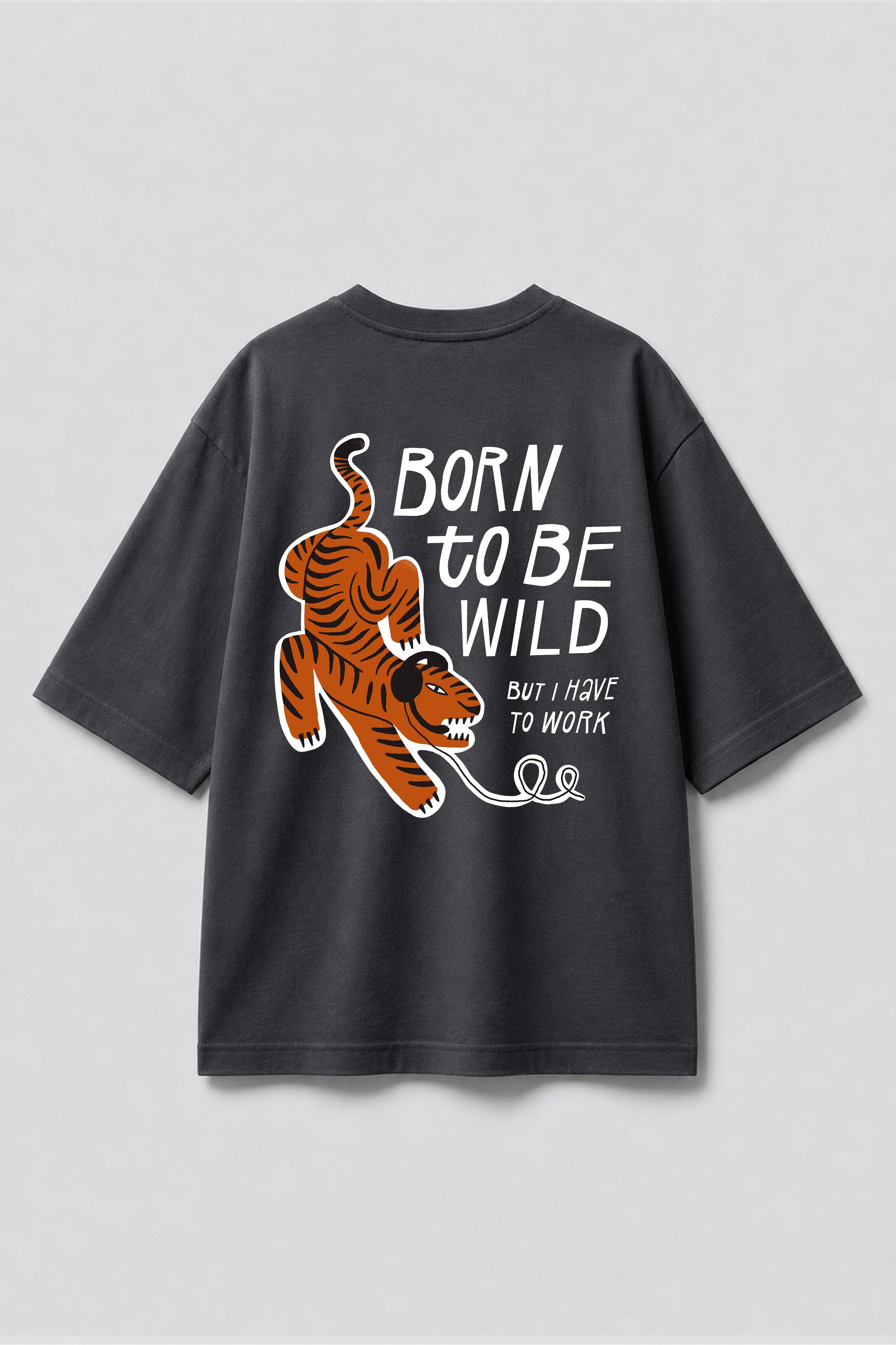 Oversized T-shirt "Born to be wild"