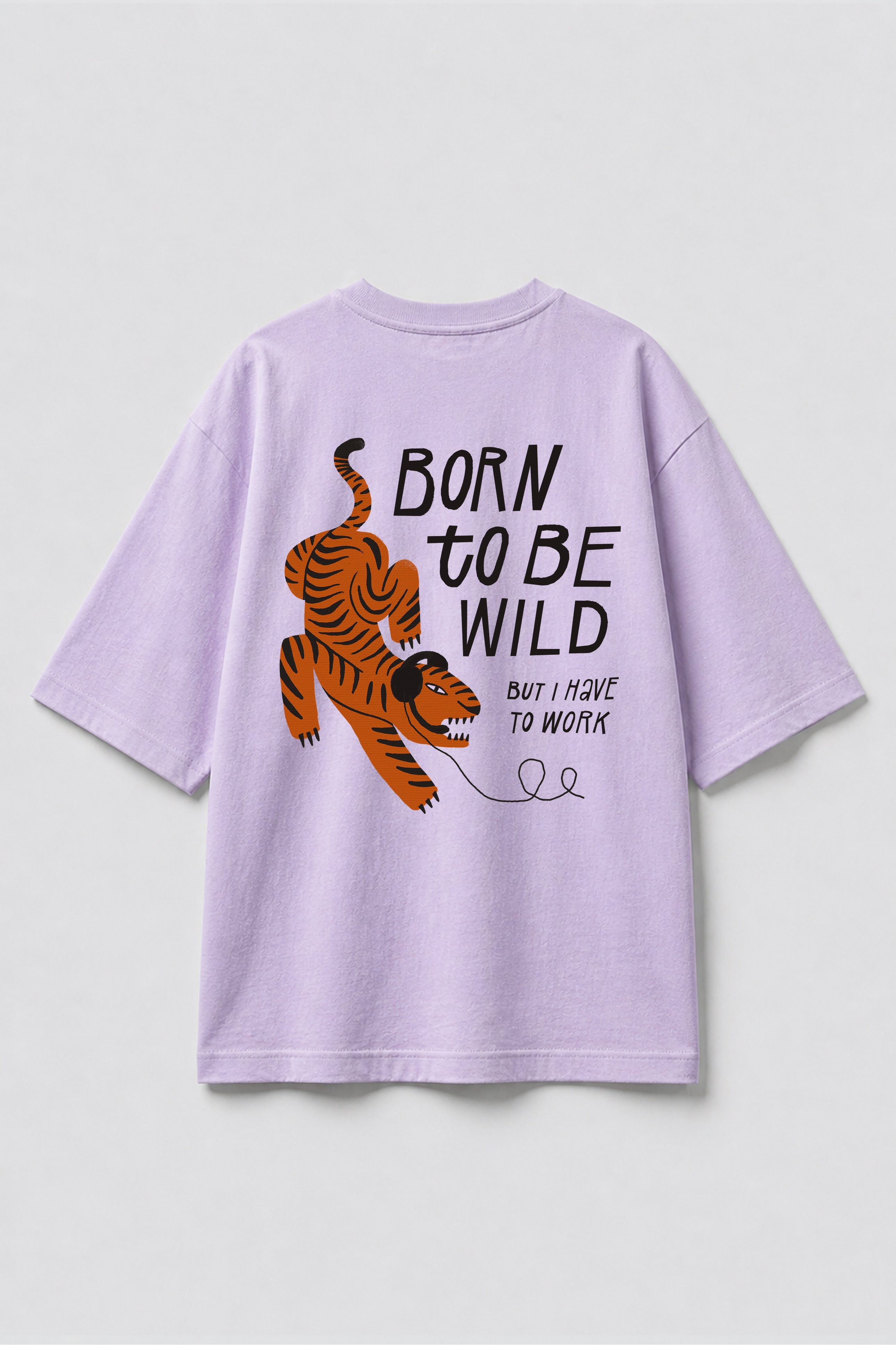 Oversized T-shirt "Born to be wild"