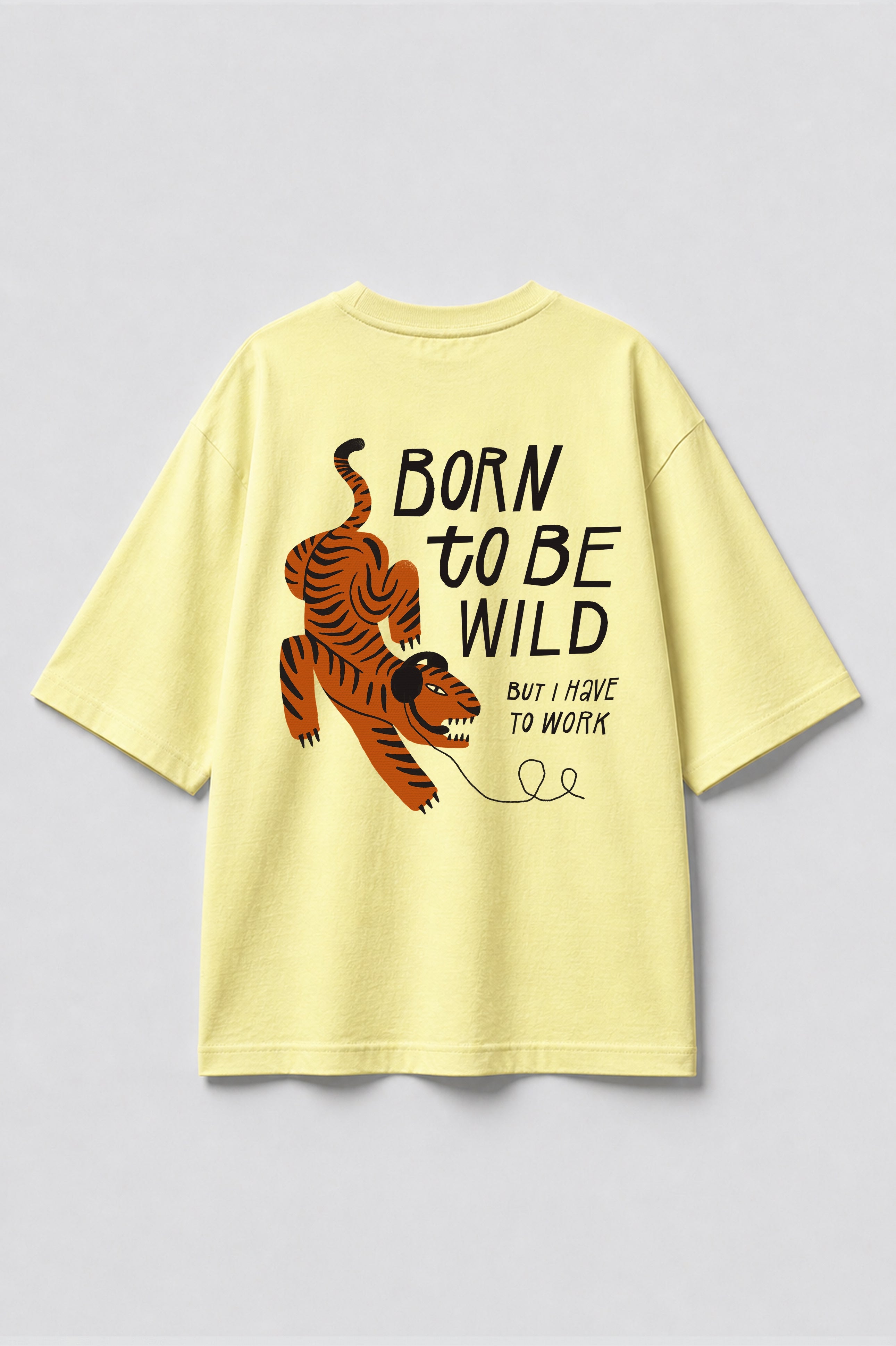 Oversized T-shirt "Born to be wild"