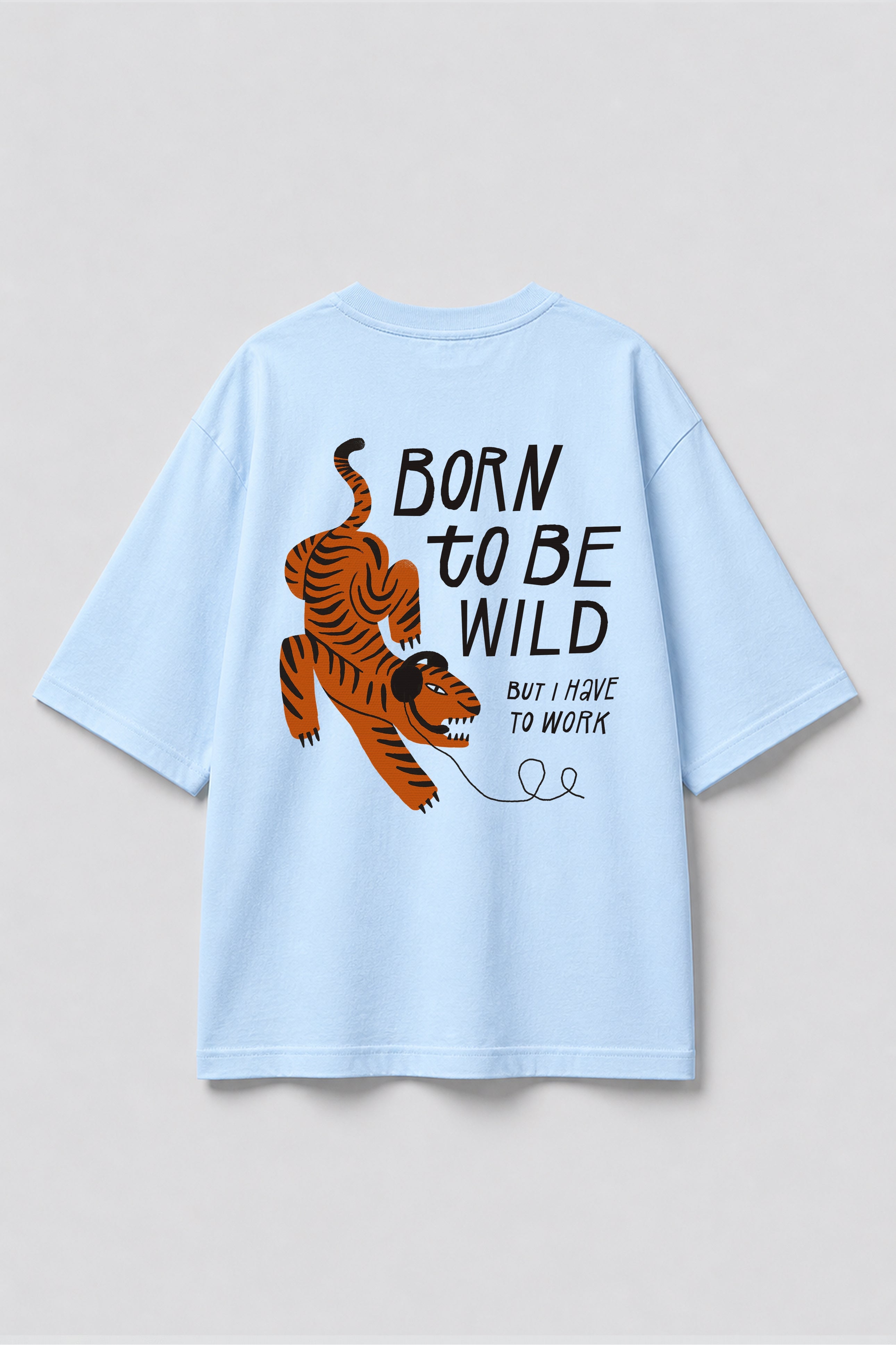 Oversized T-shirt "Born to be wild"