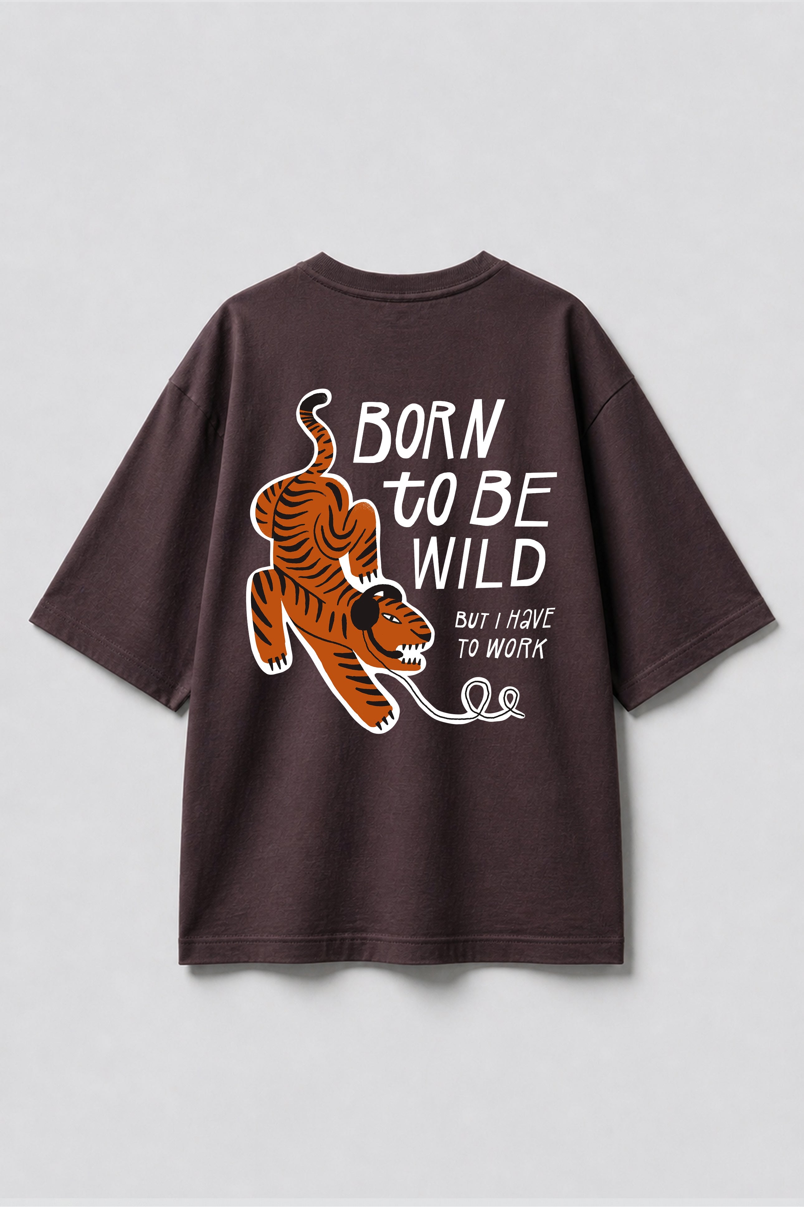 Oversized T-shirt "Born to be wild"