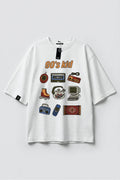 Oversized T-shirt "90's kid"