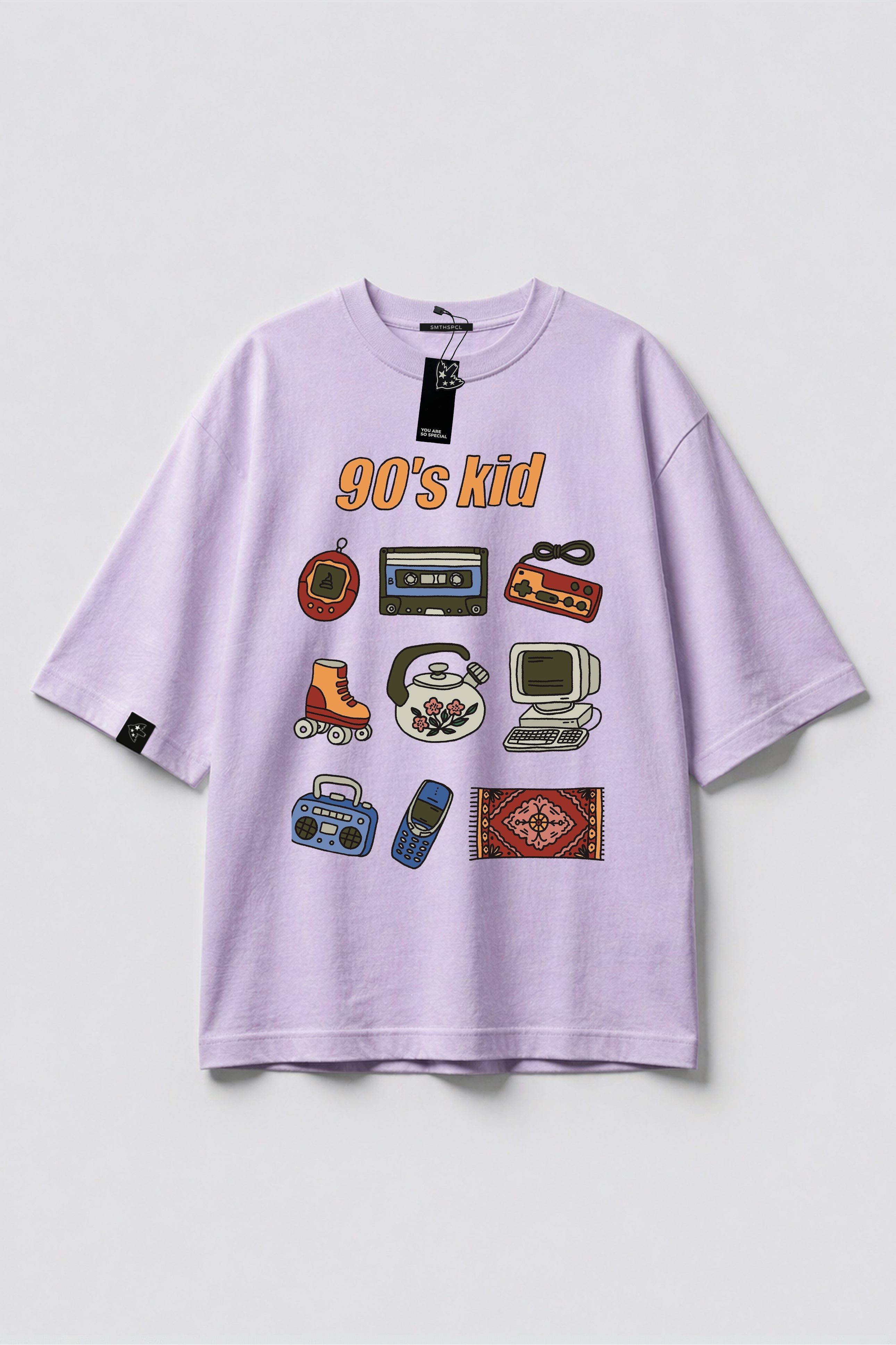 Oversized T-shirt "90's kid"
